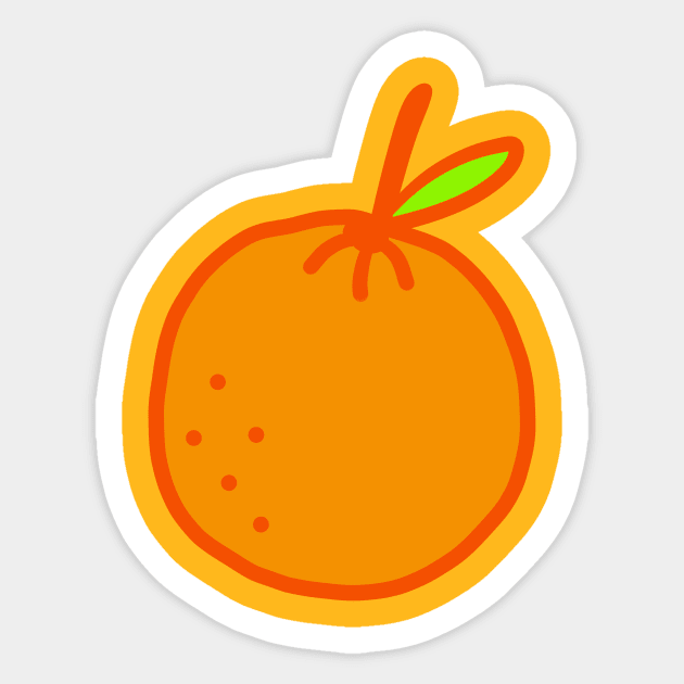 Another Orange Sticker by JoRo